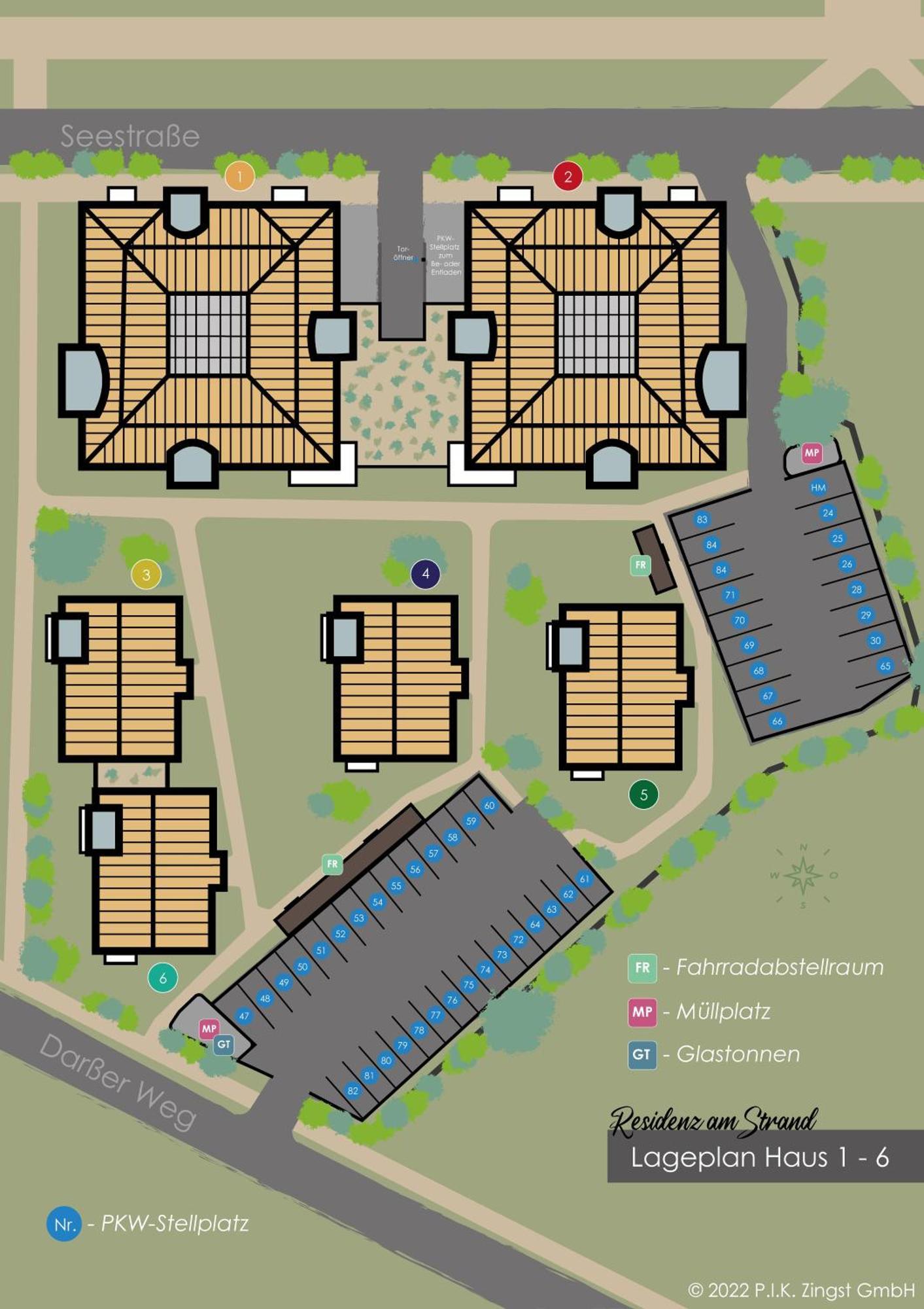 Residenz Am Strand Wohnung 1-21 Zingst Exterior foto